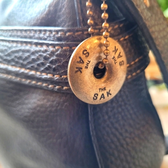 THE SAK Black Pebbled Leather Handbag - Picture 7 of 7